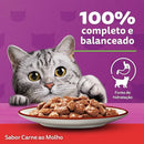 Whiskas Sachê Carne ao Molho para Gatos Adultos – 85g