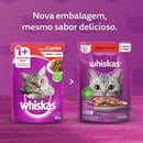 Whiskas Sachê Carne ao Molho para Gatos Adultos – 85g