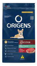 ORIGENS CÃES ADULTOS MINI/PEQUENOS 3 KG CARNE E CEREAIS