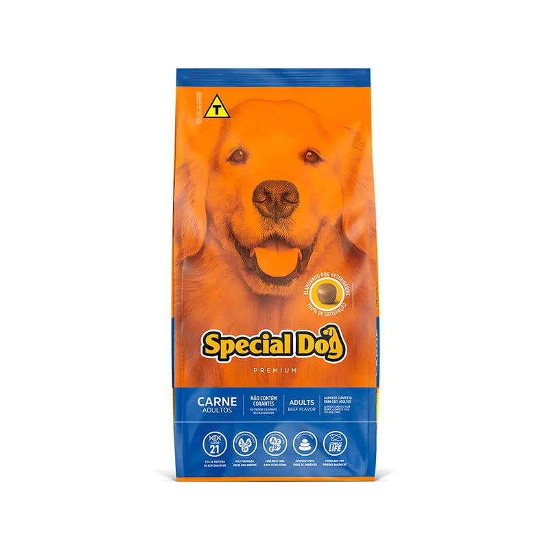 Ração Special Dog Premium Carne para Cães Adultos
