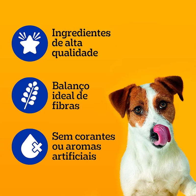 Ração Úmida Pedigree Sachê Frango ao Molho para Cães Adultos Pequenos 100g